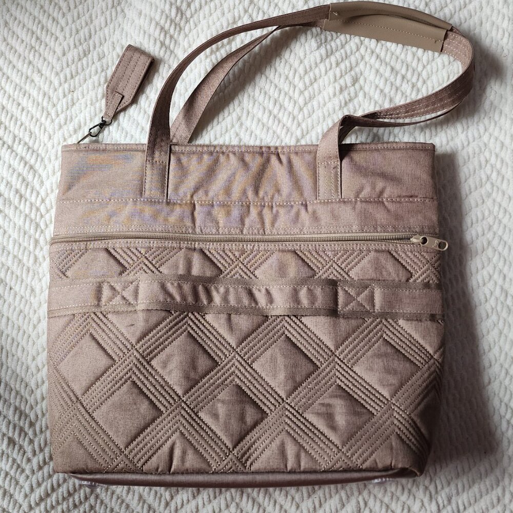 LUG Legacy Collection Taxi Tote Bag - Heather Sand - Picture 5 of 6